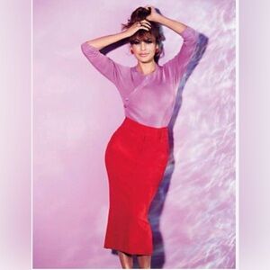 Eva Méndes Classic Midi Pencil Skirts - Women's